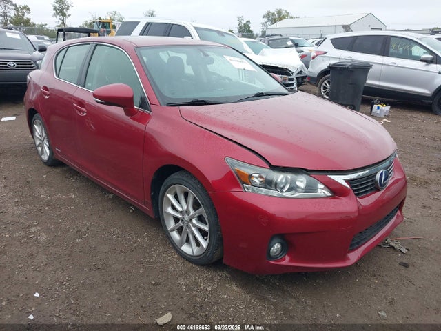 2012 Lexus Ct 200h Premium მანქანა იყიდება აუქციონზე, vin: JTHKD5BH2C2077201, აუქციონის ნომერი: 46188663
