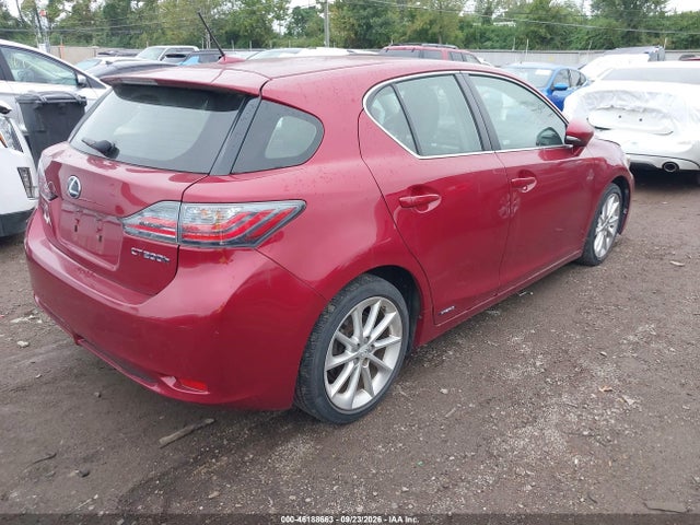 Продажа на аукционе авто 2012 Lexus Ct 200h Premium, vin: JTHKD5BH2C2077201, номер лота: 46188663