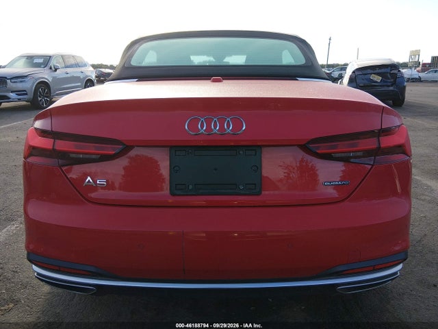 Продажа на аукционе авто 2022 Audi A5 Cabriolet Premium, vin: WAU2AGF54NN000463, номер лота: 46188794