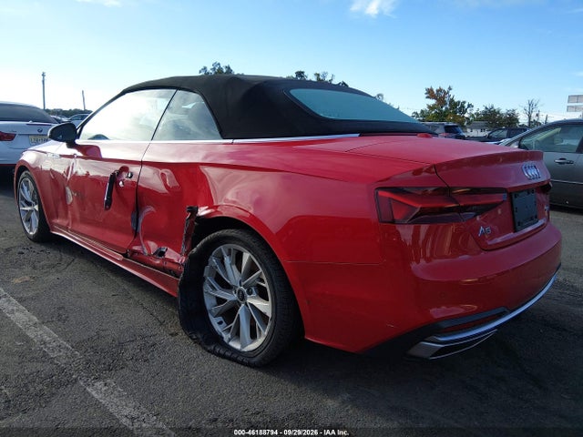 Продажа на аукционе авто 2022 Audi A5 Cabriolet Premium, vin: WAU2AGF54NN000463, номер лота: 46188794