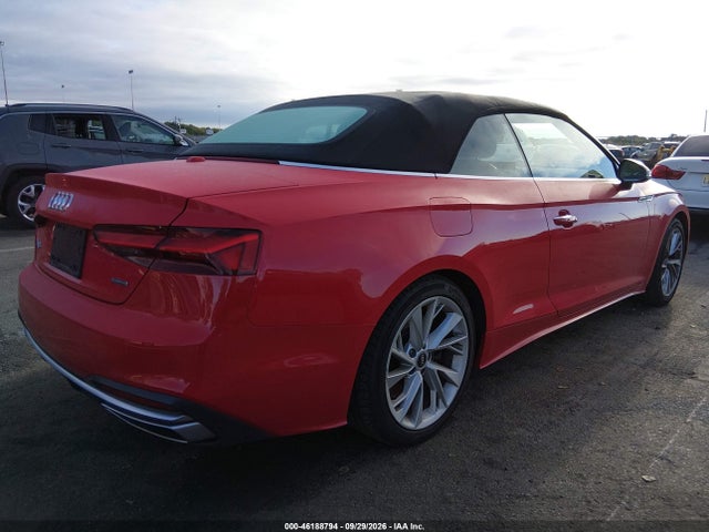 Продажа на аукционе авто 2022 Audi A5 Cabriolet Premium, vin: WAU2AGF54NN000463, номер лота: 46188794