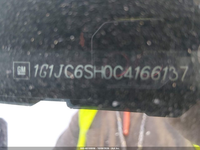 Продаж на аукціоні авто 2012 Chevrolet Sonic 2lt, vin: 1G1JC6SH0C4166137, номер лоту: 46188856