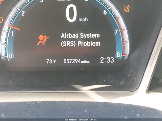 46188980 :رقم المزاد ، 2HGFC3B90LH353337 vin ، 2020 Honda Civic Touring مزاد بيع