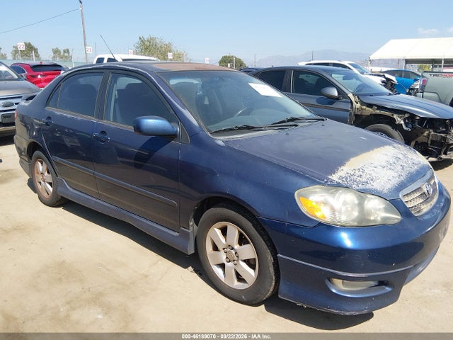Продажа на аукционе авто 2006 Toyota Corolla S, vin: 2T1BR32E56C667198, номер лота: 46189070