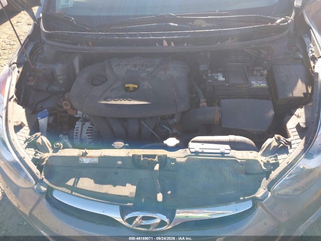 2012 Hyundai Elantra Gls Pzev მანქანა იყიდება აუქციონზე, vin: 5NPDH4AE0CH093900, აუქციონის ნომერი: 46189071