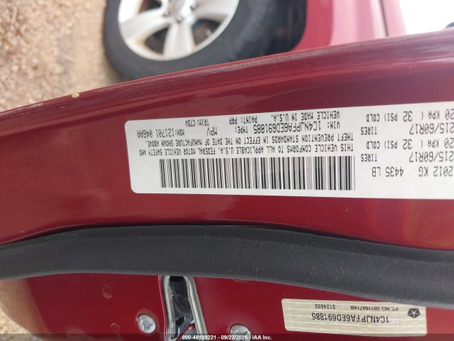 46189221 :رقم المزاد ، 1C4NJRFB4CD567101 vin ، 2012 Jeep Patriot Latitude مزاد بيع