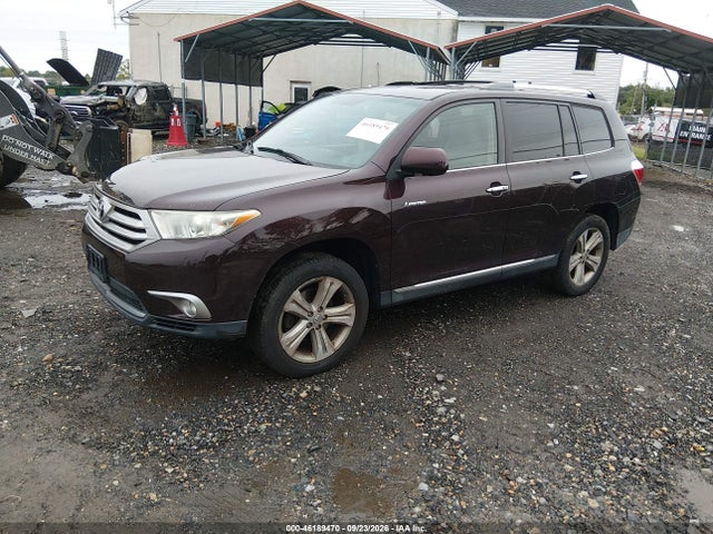 2012 Toyota Highlander Limited V6 მანქანა იყიდება აუქციონზე, vin: 5TDDK3EH3CS096168, აუქციონის ნომერი: 46189470