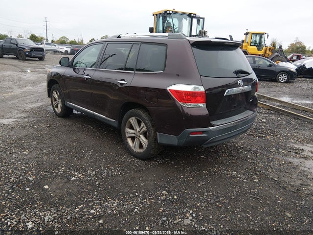 2012 Toyota Highlander Limited V6 მანქანა იყიდება აუქციონზე, vin: 5TDDK3EH3CS096168, აუქციონის ნომერი: 46189470