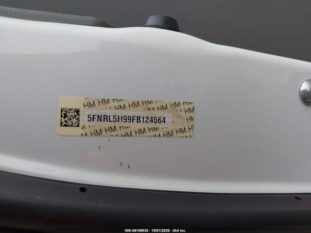 Продаж на аукціоні авто 2015 Honda Odyssey Touring/touring Elite, vin: 5FNRL5H99FB124664, номер лоту: 46189530