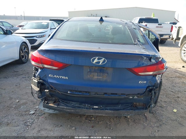 2018 Hyundai Elantra Eco მანქანა იყიდება აუქციონზე, vin: 5NPD94LA0JH394154, აუქციონის ნომერი: 46189550