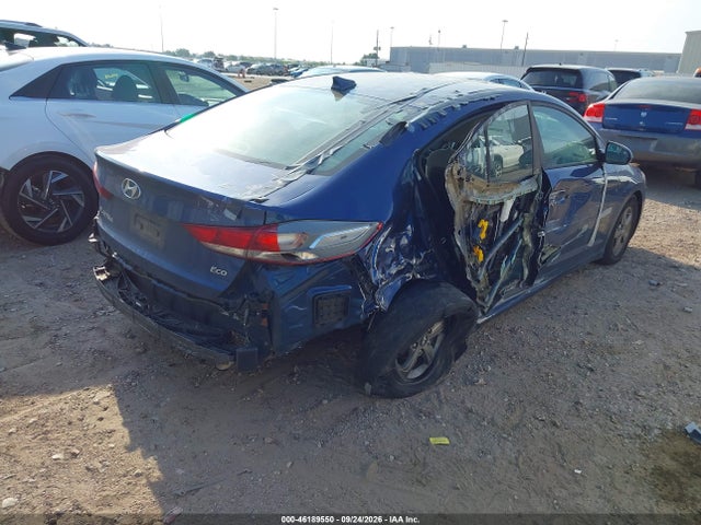 2018 Hyundai Elantra Eco მანქანა იყიდება აუქციონზე, vin: 5NPD94LA0JH394154, აუქციონის ნომერი: 46189550