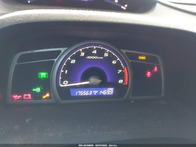 2008 Honda Civic Lx მანქანა იყიდება აუქციონზე, vin: 1HGFA15548L020247, აუქციონის ნომერი: 46189669