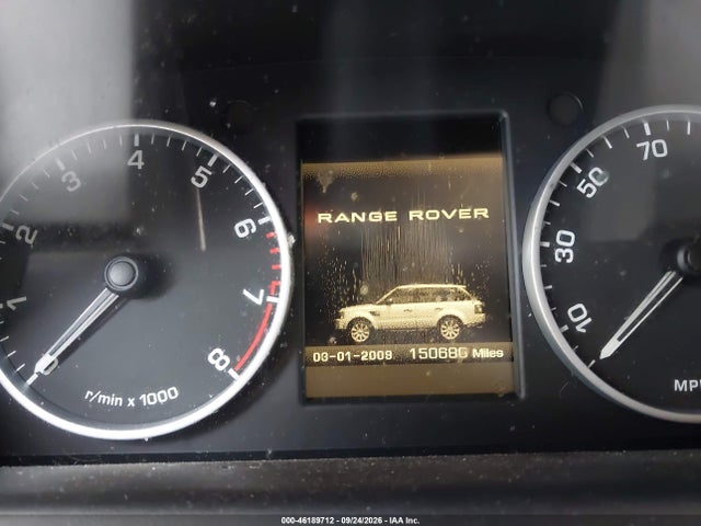 2010 Land Rover Range Rover Sport Hse მანქანა იყიდება აუქციონზე, vin: SALSK2D42AA249903, აუქციონის ნომერი: 46189712