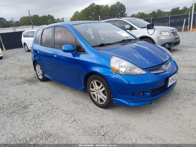 2008 Honda Fit Sport მანქანა იყიდება აუქციონზე, vin: JHMGD38678S025893, აუქციონის ნომერი: 46189960