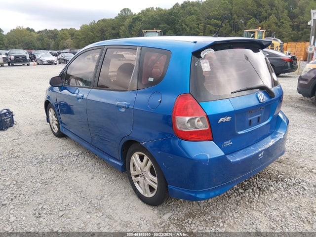 2008 Honda Fit Sport მანქანა იყიდება აუქციონზე, vin: JHMGD38678S025893, აუქციონის ნომერი: 46189960