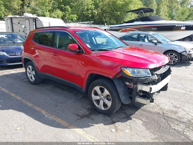 2018 Jeep Compass Latitude 4x4 მანქანა იყიდება აუქციონზე, vin: 3C4NJDBB9JT176025, აუქციონის ნომერი: 46189973