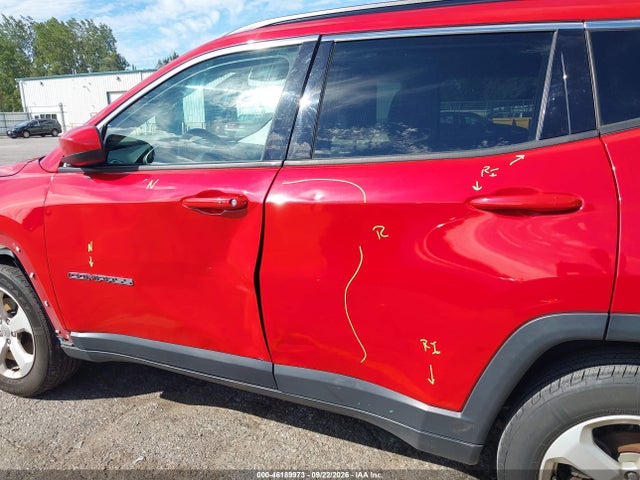 2018 Jeep Compass Latitude 4x4 მანქანა იყიდება აუქციონზე, vin: 3C4NJDBB9JT176025, აუქციონის ნომერი: 46189973