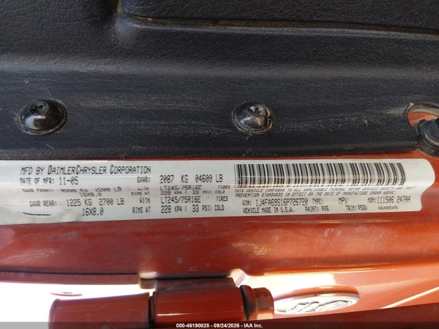 Продажа на аукционе авто 2006 Jeep Wrangler Rubicon, vin: 1J4FA69S16P726720, номер лота: 46190025
