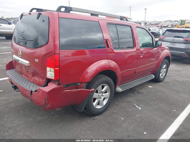 Продажа на аукционе авто 2010 Nissan Pathfinder Se, vin: 5N1AR1NB7AC606479, номер лота: 46190042