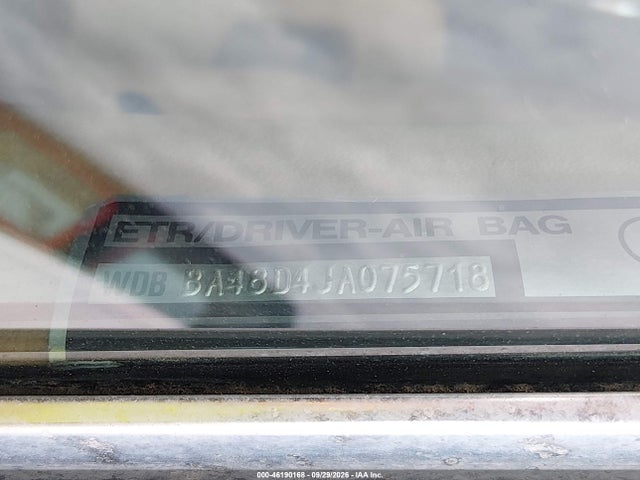 46190168 :رقم المزاد ، WDBBA48D4JA075718 vin ، 1988 Mercedes-benz 560 Sl مزاد بيع
