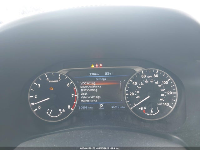 Продаж на аукціоні авто 2022 Nissan Altima Sr Fwd, vin: 1N4BL4CV2NN308205, номер лоту: 46190172