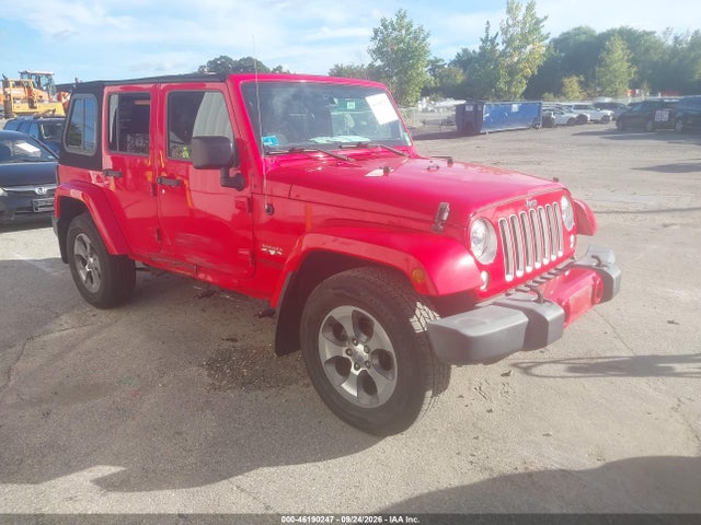 2017 Jeep Wrangler Unlimited Sahara მანქანა იყიდება აუქციონზე, vin: 1C4BJWEG6HL724185, აუქციონის ნომერი: 46190247