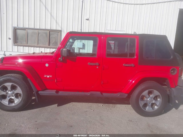 2017 Jeep Wrangler Unlimited Sahara მანქანა იყიდება აუქციონზე, vin: 1C4BJWEG6HL724185, აუქციონის ნომერი: 46190247