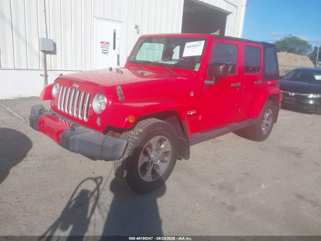 2017 Jeep Wrangler Unlimited Sahara მანქანა იყიდება აუქციონზე, vin: 1C4BJWEG6HL724185, აუქციონის ნომერი: 46190247