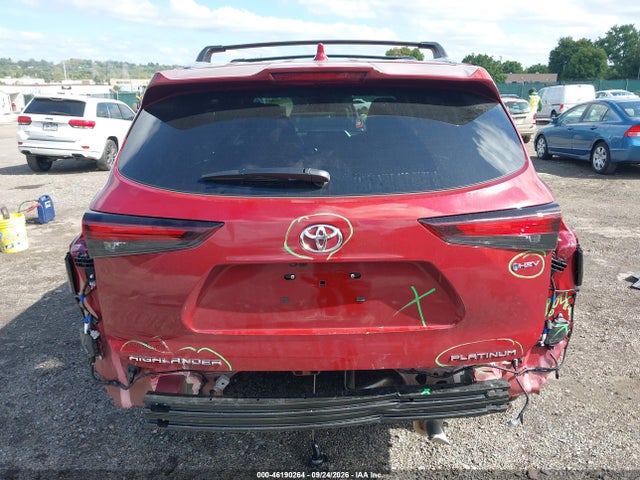 Aukcja sprzedaży 2026 Toyota Highlander Hybrid Platinum, vin: 5TDEBRCH9TS722736, numer aukcji: 46190264