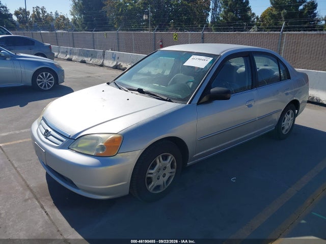 2002 Honda Civic Lx მანქანა იყიდება აუქციონზე, vin: 2HGES16542H525412, აუქციონის ნომერი: 46190485