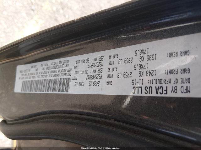 46190495 :رقم المزاد ، 3C4PDCAB9GT173940 vin ، 2016 Dodge Journey Se مزاد بيع