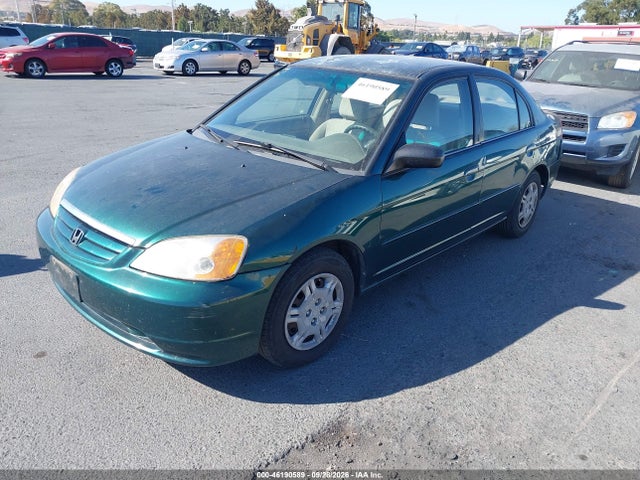 Aukcja sprzedaży 2002 Honda Civic Lx, vin: JHMES16592S001064, numer aukcji: 46190589
