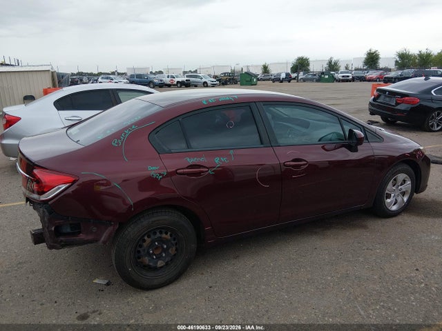 Aukcja sprzedaży 2014 Honda Civic Lx, vin: 19XFB2F5XEE056254, numer aukcji: 46190633