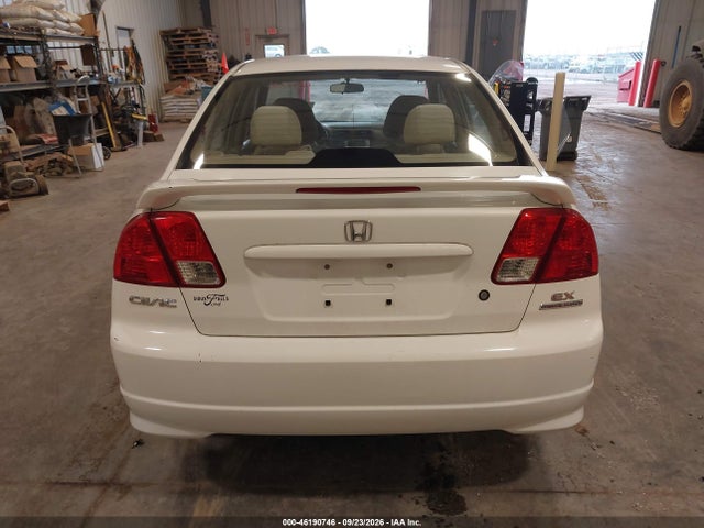 2005 Honda Civic Ex მანქანა იყიდება აუქციონზე, vin: 2HGES26725H617324, აუქციონის ნომერი: 46190746