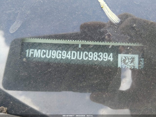 Продажа на аукционе авто 2013 Ford Escape Se, vin: 1FMCU9G94DUC98394, номер лота: 46190877