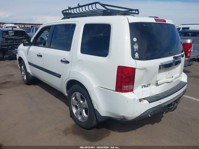 Aukcja sprzedaży 2013 Honda Pilot Lx, vin: 5FNYF3H2XDB036276, numer aukcji: 46191061