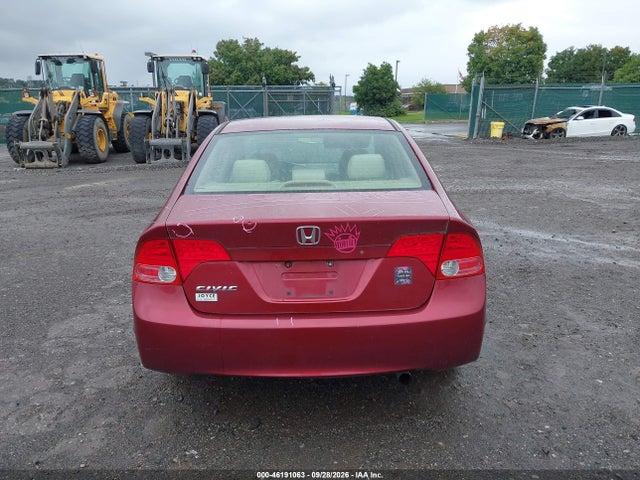 46191063 :رقم المزاد ، 2HGFA16546H518232 vin ، 2006 Honda Civic Lx مزاد بيع