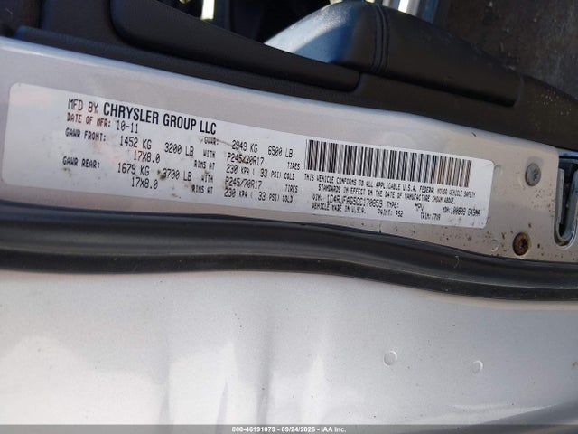 46191079 :رقم المزاد ، 1C4RJFAG5CC170859 vin ، 2012 Jeep Grand Cherokee Laredo مزاد بيع