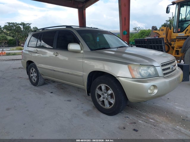 Продажа на аукционе авто 2002 Toyota Highlander Limited V6, vin: JTEGF21AX20036986, номер лота: 46191253