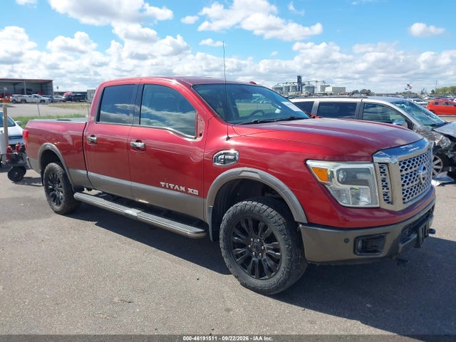 46191511 :رقم المزاد ، 1N6BA1F46GN509820 vin ، 2016 Nissan Titan Xd Platinum Reserve Diesel مزاد بيع