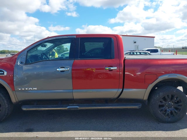 46191511 :رقم المزاد ، 1N6BA1F46GN509820 vin ، 2016 Nissan Titan Xd Platinum Reserve Diesel مزاد بيع