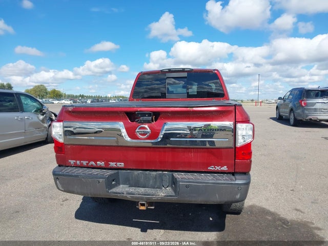 46191511 :رقم المزاد ، 1N6BA1F46GN509820 vin ، 2016 Nissan Titan Xd Platinum Reserve Diesel مزاد بيع