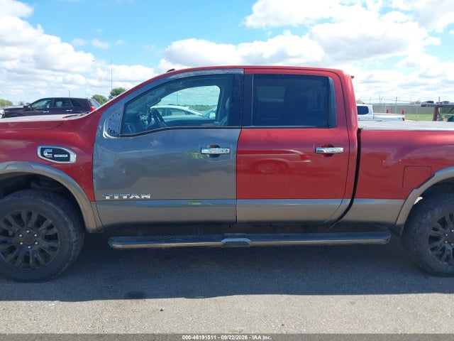 46191511 :رقم المزاد ، 1N6BA1F46GN509820 vin ، 2016 Nissan Titan Xd Platinum Reserve Diesel مزاد بيع