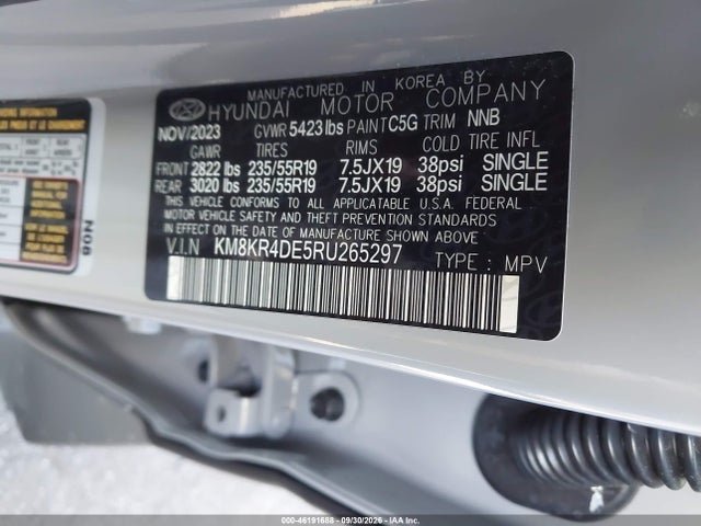 46191688 :رقم المزاد ، KM8KR4DE5RU265297 vin ، 2024 Hyundai Ioniq 5 Limited مزاد بيع