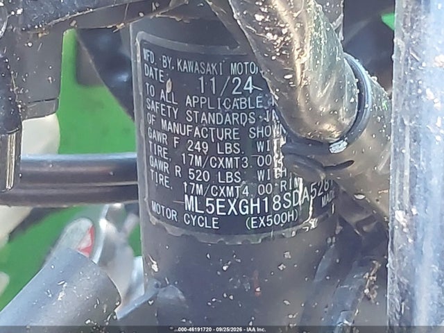 Kawasaki Ex500 H 2025 ML5EXGH18SDA52816 Image 10