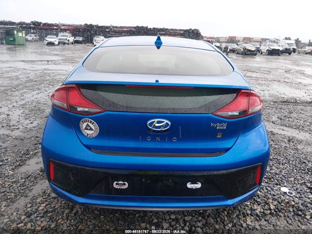 2018 Hyundai Ioniq Hybrid მანქანა იყიდება აუქციონზე, vin: KMHC65LC5JU087625, აუქციონის ნომერი: 46191767