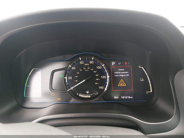 2018 Hyundai Ioniq Hybrid მანქანა იყიდება აუქციონზე, vin: KMHC65LC5JU087625, აუქციონის ნომერი: 46191767