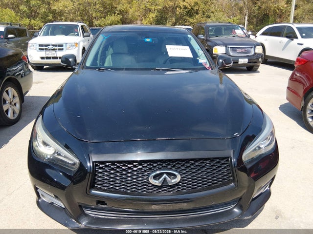 2014 Infiniti Q50 Premium მანქანა იყიდება აუქციონზე, vin: JN1BV7AP5EM674100, აუქციონის ნომერი: 46191808