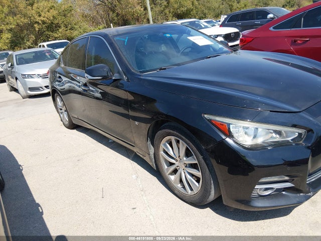 2014 Infiniti Q50 Premium მანქანა იყიდება აუქციონზე, vin: JN1BV7AP5EM674100, აუქციონის ნომერი: 46191808