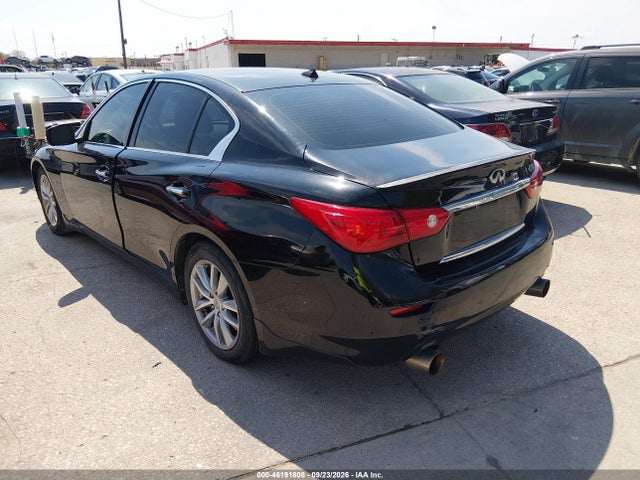 2014 Infiniti Q50 Premium მანქანა იყიდება აუქციონზე, vin: JN1BV7AP5EM674100, აუქციონის ნომერი: 46191808